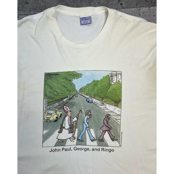 "John Paul, George, And Ringo" Tee (XXL) - 1990s - Picture 2 of 4
